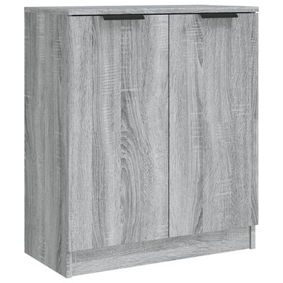 vidaXL Buffets 2 pcs Sonoma gris 60x30x70 cm Bois d'ingénierie