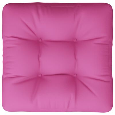 vidaXL Coussin de palette rose 60x61,5x10 cm tissu Oxford