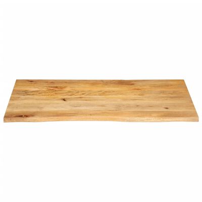 vidaXL Dessus de table à bord vivant 100x60x2,5cm bois massif manguier