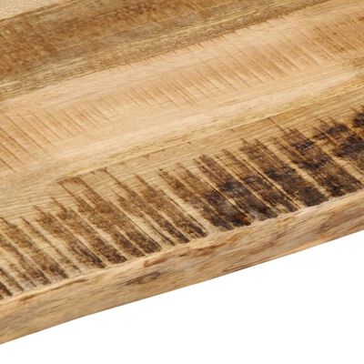 vidaXL Dessus de table bord vivant 60x40x3,8 cm bois de manguier brut