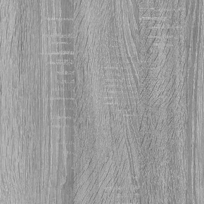 vidaXL Buffet Sonoma gris 91x29,5x65 cm Bois d'ingénierie