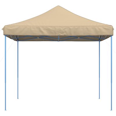 vidaXL Tente de réception pliable escamotable beige 292x292x315 cm