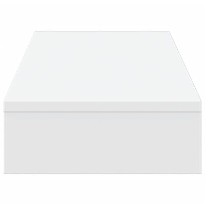 vidaXL Support de moniteur blanc 100x27x10 cm bois d'ingénierie