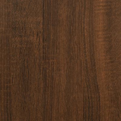 vidaXL Meuble TV Chêne marron 100x40x50 cm Bois d'ingénierie