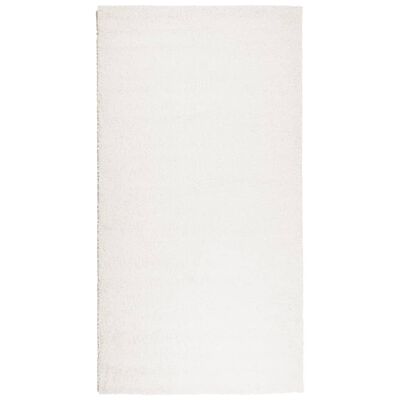 vidaXL Tapis shaggy PAMPLONA poils longs moderne crème 80x150 cm