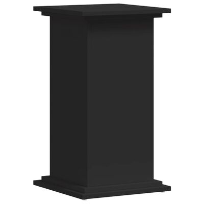 vidaXL Support pour plantes noir 33x33x60 cm bois d'ingénierie