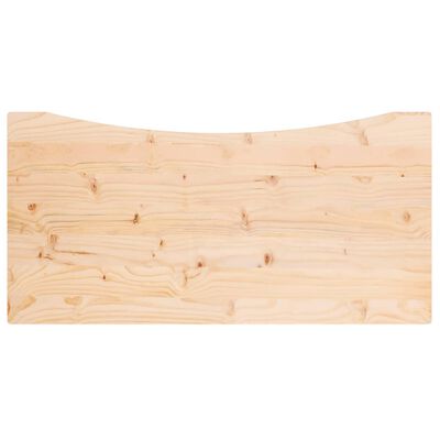 vidaXL Dessus de bureau 100x50x2,5 cm bois massif de pin