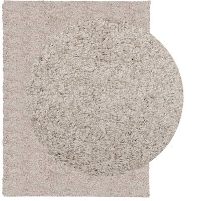 vidaXL Tapis shaggy PAMPLONA poils longs moderne beige 300x400 cm