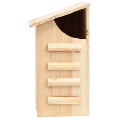 vidaXL Maison pou chauve-souris Bois de sapin massif 30x20x38 cm