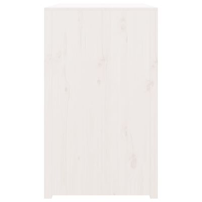 vidaXL Armoire de cuisine d'extérieur blanc bois de pin massif