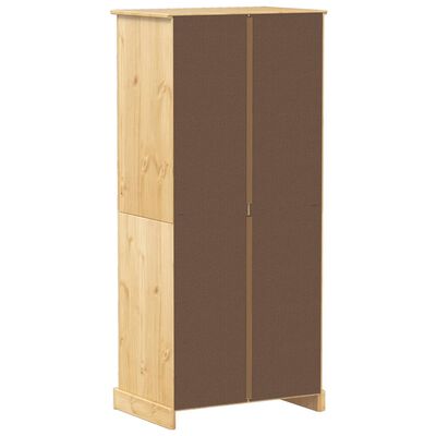 vidaXL Garde-robe Corona 76x50x170 cm bois de pin massif