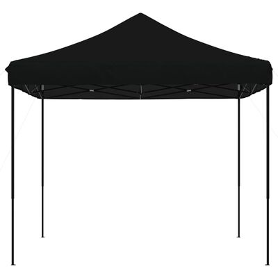 vidaXL Tente de réception pliable escamotable noir 292x292x315 cm