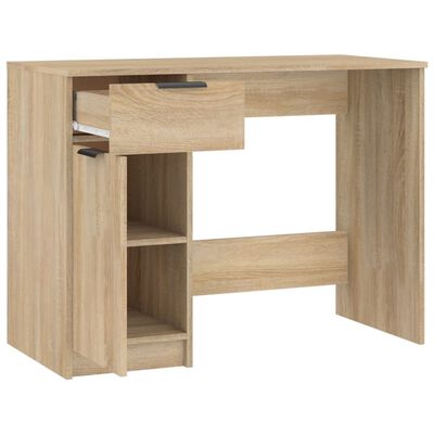 vidaXL Bureau Chêne sonoma 100x50x75 cm Bois d'ingénierie