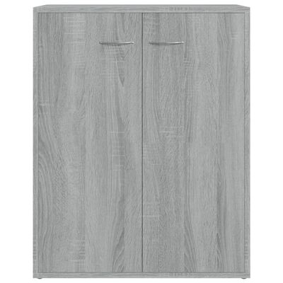 vidaXL Buffet Sonoma gris 60x30x75 cm Bois d'ingénierie