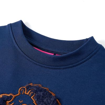 Sweatshirt pour enfants bleu marine 140