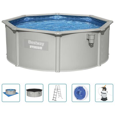 Bestway Piscine encadrée hors sol ronde Hydrium 360x120 cm