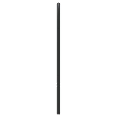 vidaXL Tête de lit métal noir 75 cm