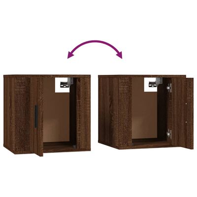 vidaXL Ensemble de meubles TV 3 pcs Chêne marron Bois d'ingénierie