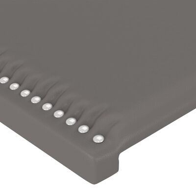 vidaXL Têtes de lit 4 pcs Gris 90x5x78/88 cm Similicuir