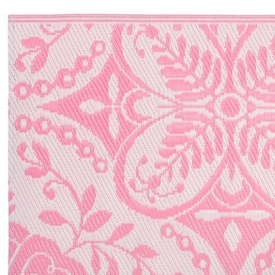 vidaXL Tapis d'extérieur rose 140x200 cm PP