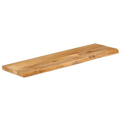 vidaXL Dessus de table à bord vivant 120x20x2,5cm bois massif manguier