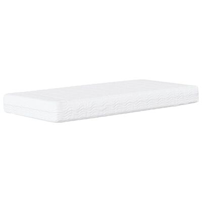 vidaXL Lit avec matelas gris 100x200 cm similicuir