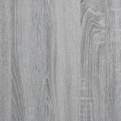 vidaXL Cadre de lit et tiroirs sonoma gris 135x190 cm bois ingénierie