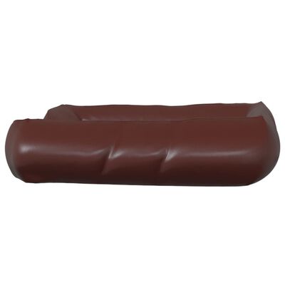 vidaXL Lit pour chien Marron 80x68x23 cm Similicuir