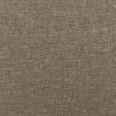 vidaXL Têtes de lit 2 pcs Taupe 100x5x78/88 cm Tissu