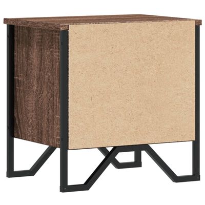 vidaXL Table de chevet chêne marron 40x30x40 cm bois d'ingénierie