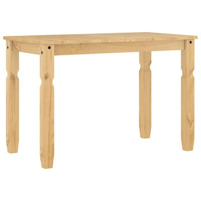 vidaXL Table à manger Corona 112x60x75 cm bois massif de pin