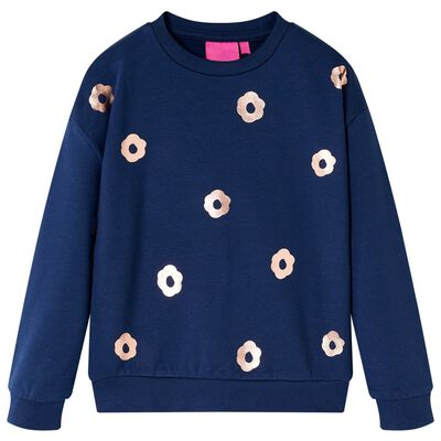 Sweatshirt pour enfants bleu marine 116