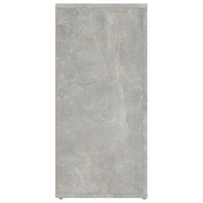 vidaXL Buffet Gris béton 40x33x70 cm Bois d'ingénierie