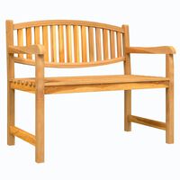 vidaXL Banc de jardin 114x59x87 cm bois de teck solide