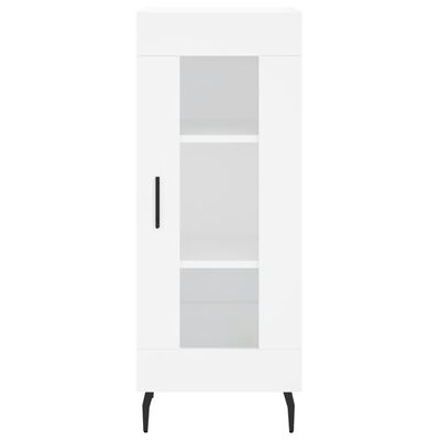 vidaXL Buffet haut Blanc 34,5x34x180 cm Bois d'ingénierie