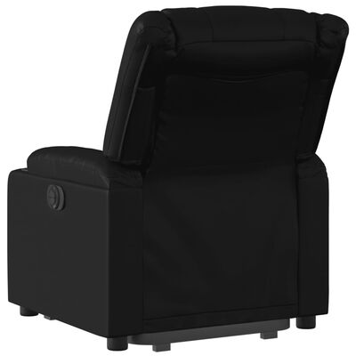 vidaXL Fauteuil inclinable Noir Similicuir