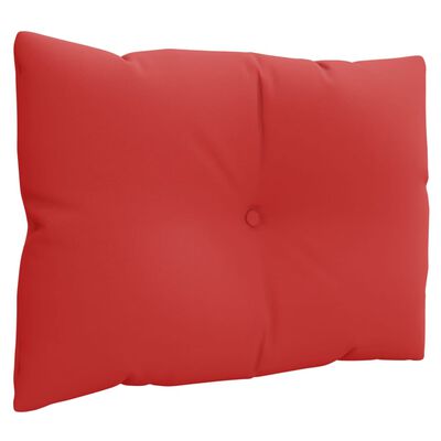 vidaXL Coussins de palette lot de 3 rouge tissu