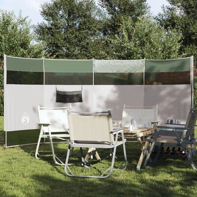 vidaXL Brise-vent de camping vert 366x152x152 cm imperméable