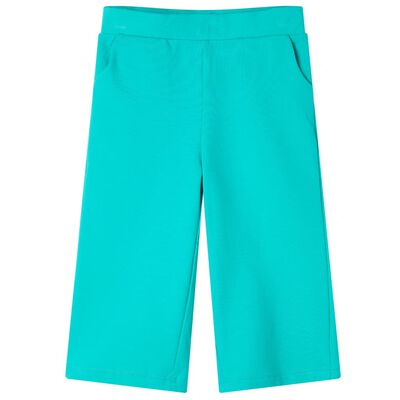 Pantalon à jambes larges pour enfants menthe 116