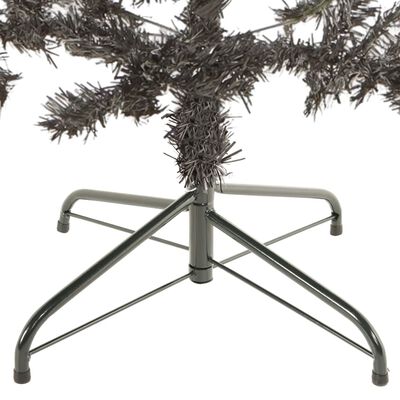 vidaXL Sapin de Noël étroit Noir 240 cm