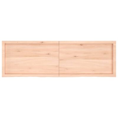 vidaXL Dessus de table 160x50x(2-4) cm bois de chêne massif non traité