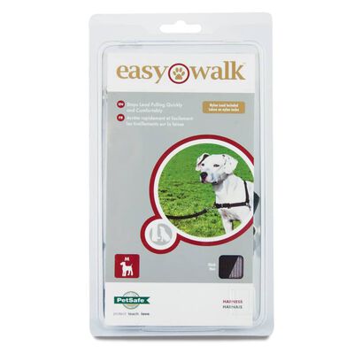 Harnais chien Easy Walk noir M