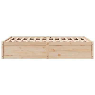 vidaXL Cadre de lit sans matelas 120x190 cm bois de pin massif