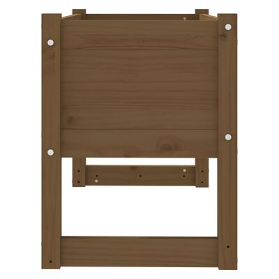 vidaXL Jardinière Marron miel 78x40x52 cm Bois massif de pin