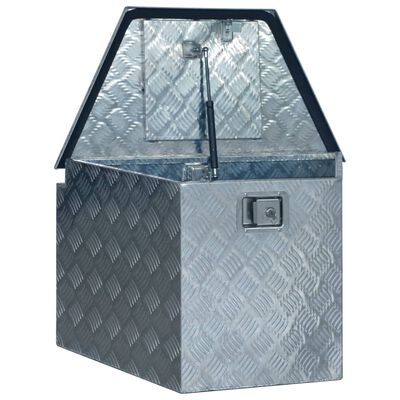 vidaXL Boîte en aluminium 737/381x410x460 mm Argenté