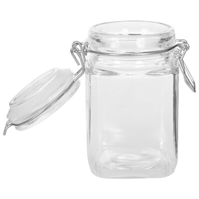 vidaXL Pots à confiture en verre avec serrure 12 pcs 260 ml