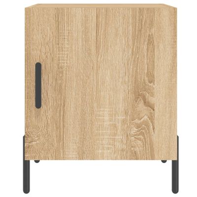 vidaXL Table de chevet chêne sonoma 40x40x50 cm bois d’ingénierie