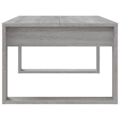 vidaXL Table basse sonoma gris 102x50x35 cm bois d'ingénierie