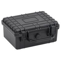 vidaXL Valise de vol portable Noir 24x19x11 cm PP