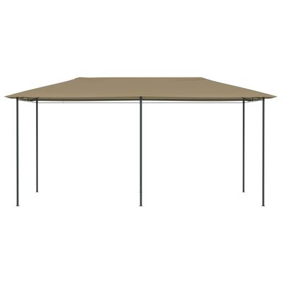 vidaXL Belvédère 2,98x5,3x2,59 m Taupe 160 g/m²